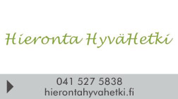 Hieronta HyväHetki logo